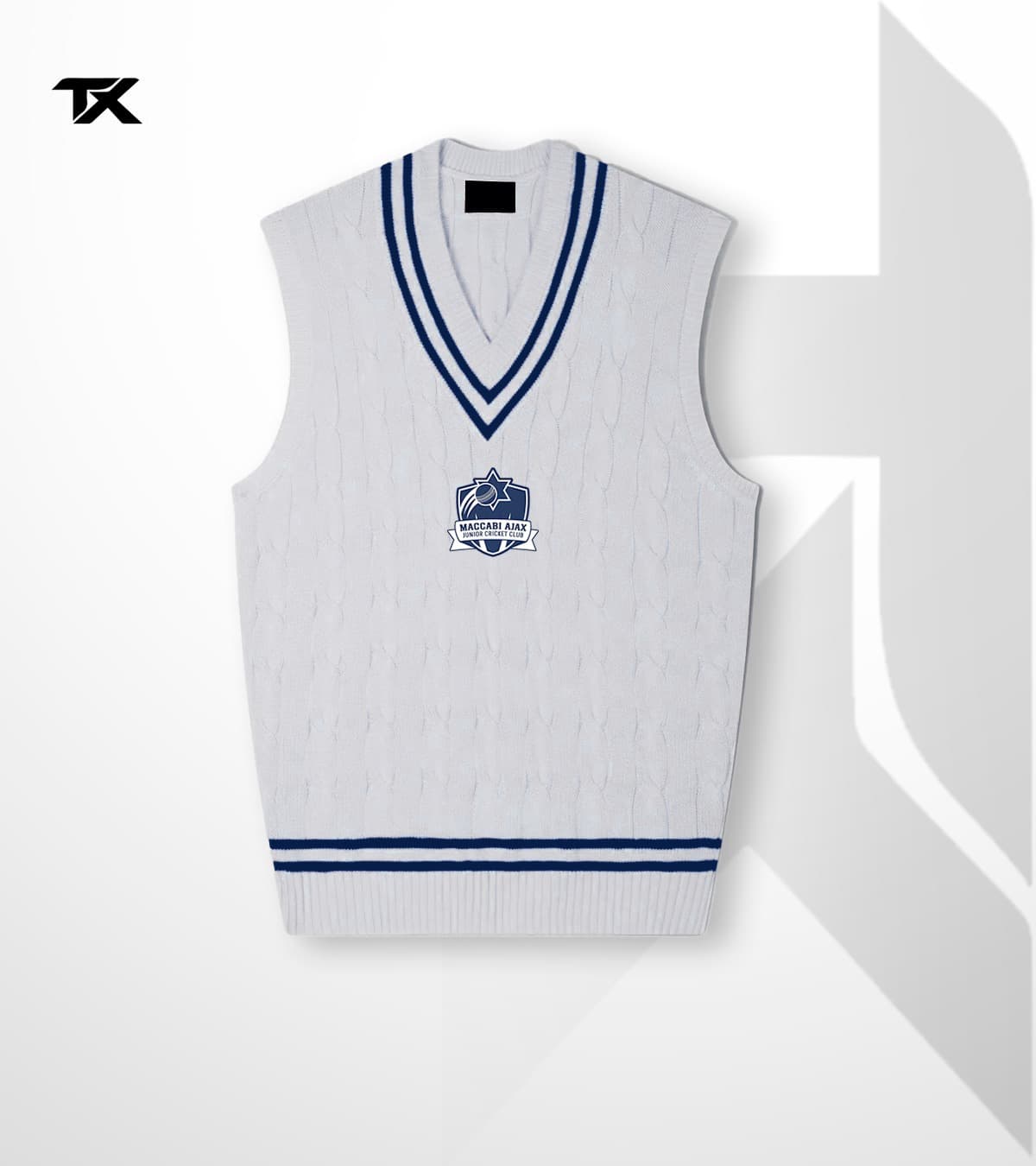 ..MAJCC Knitted Sleeveless Jumper