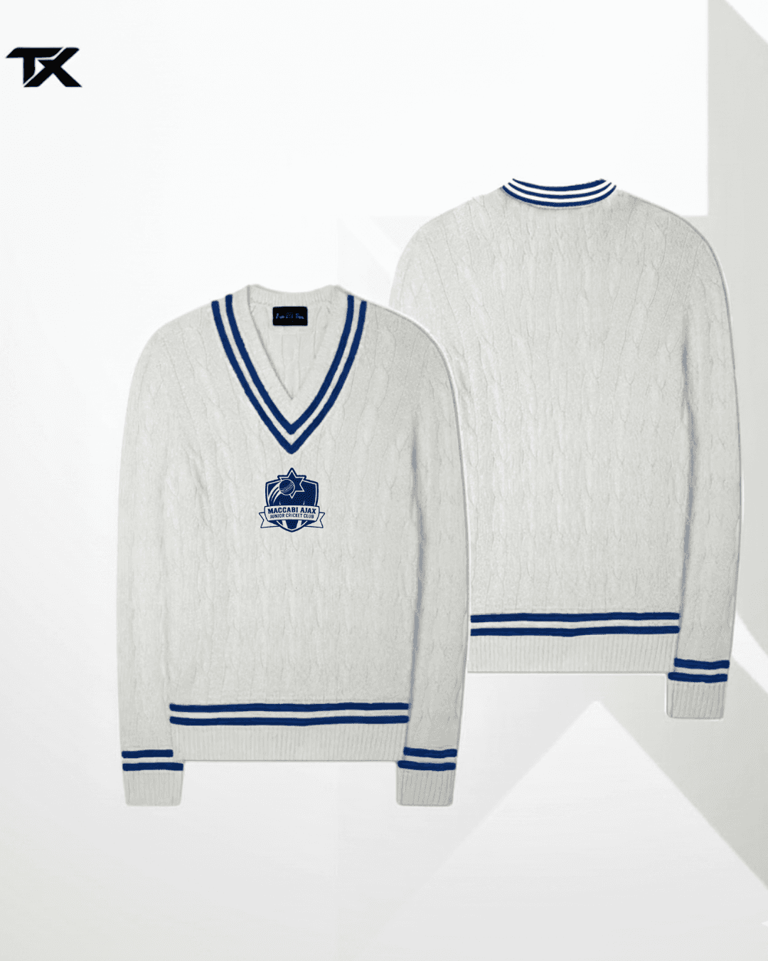 MAJCC Knitted V Neck Jumper