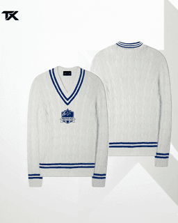 MAJCC Knitted V Neck Jumper thumbnail 1