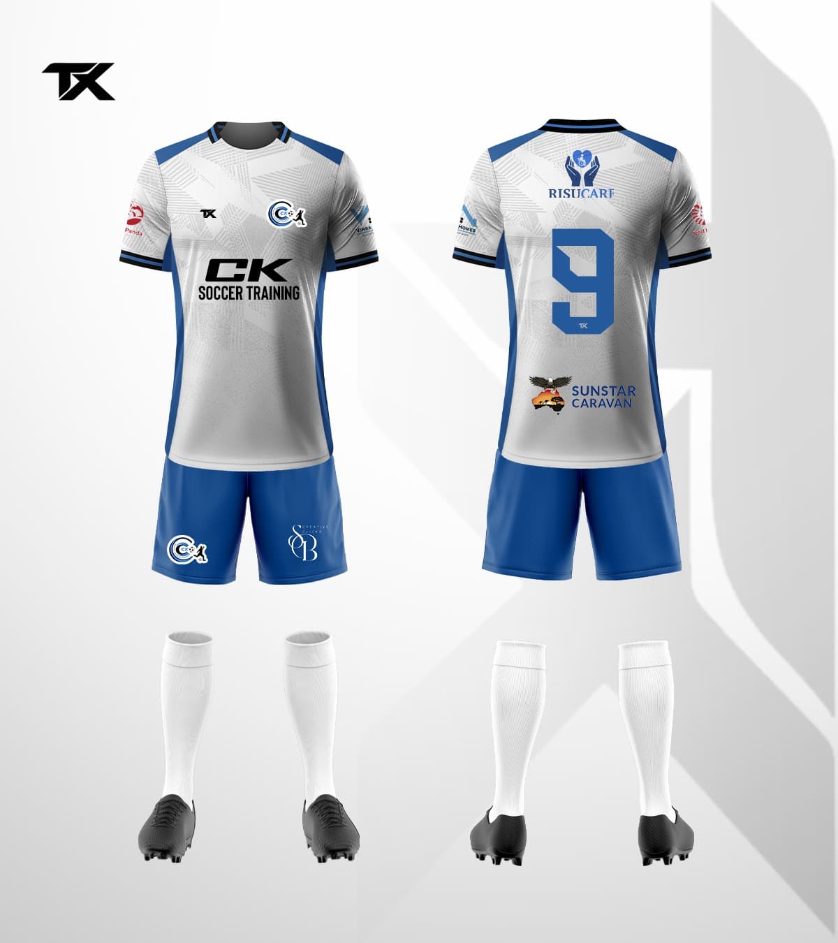 CK Soccer Home Shirt & Shorts