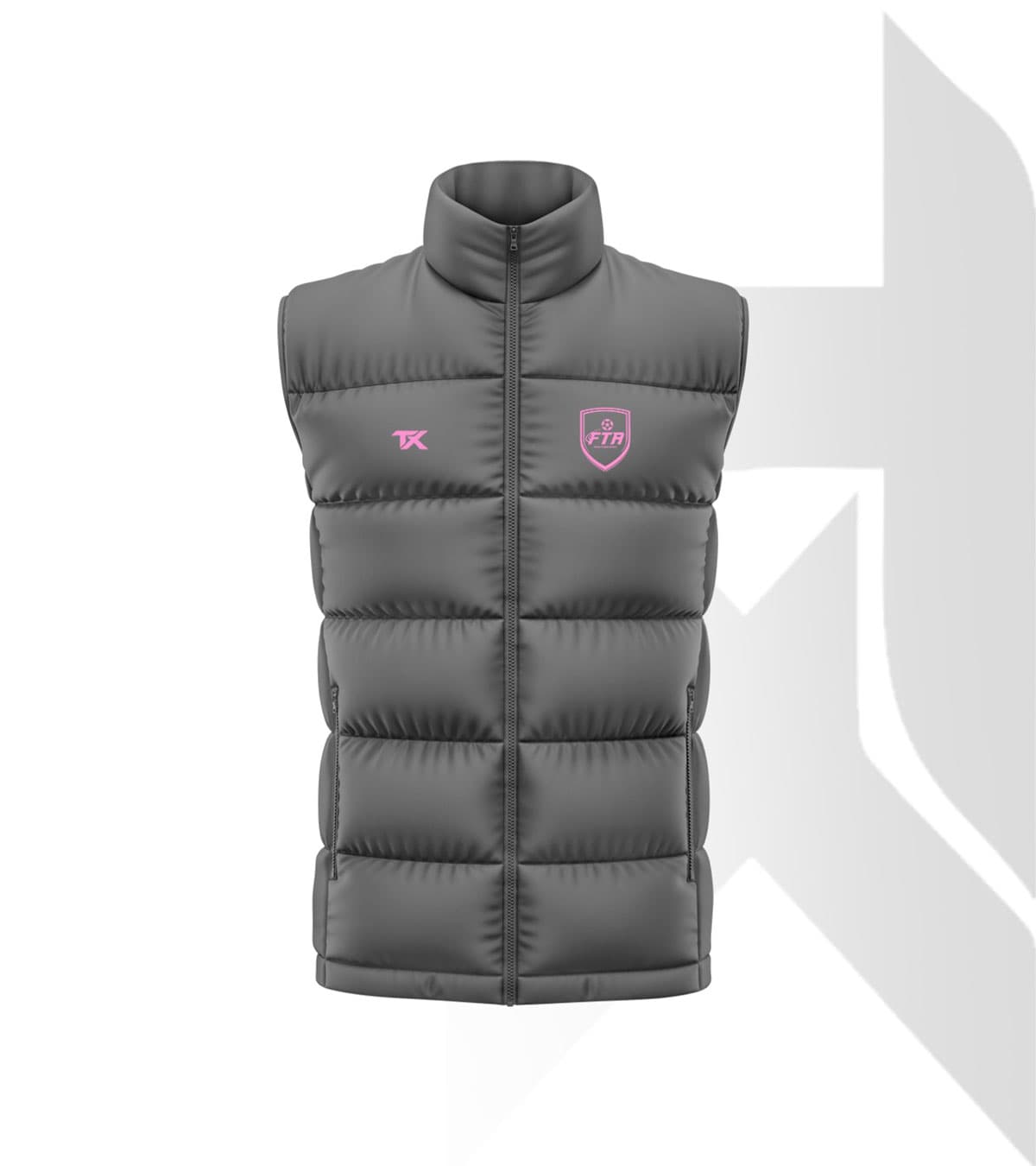 FTA Puffer Vest Grey