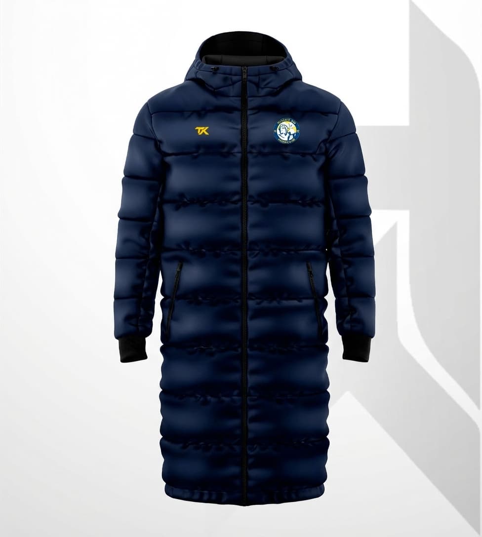 Darebin United Long Puffer Jacket
