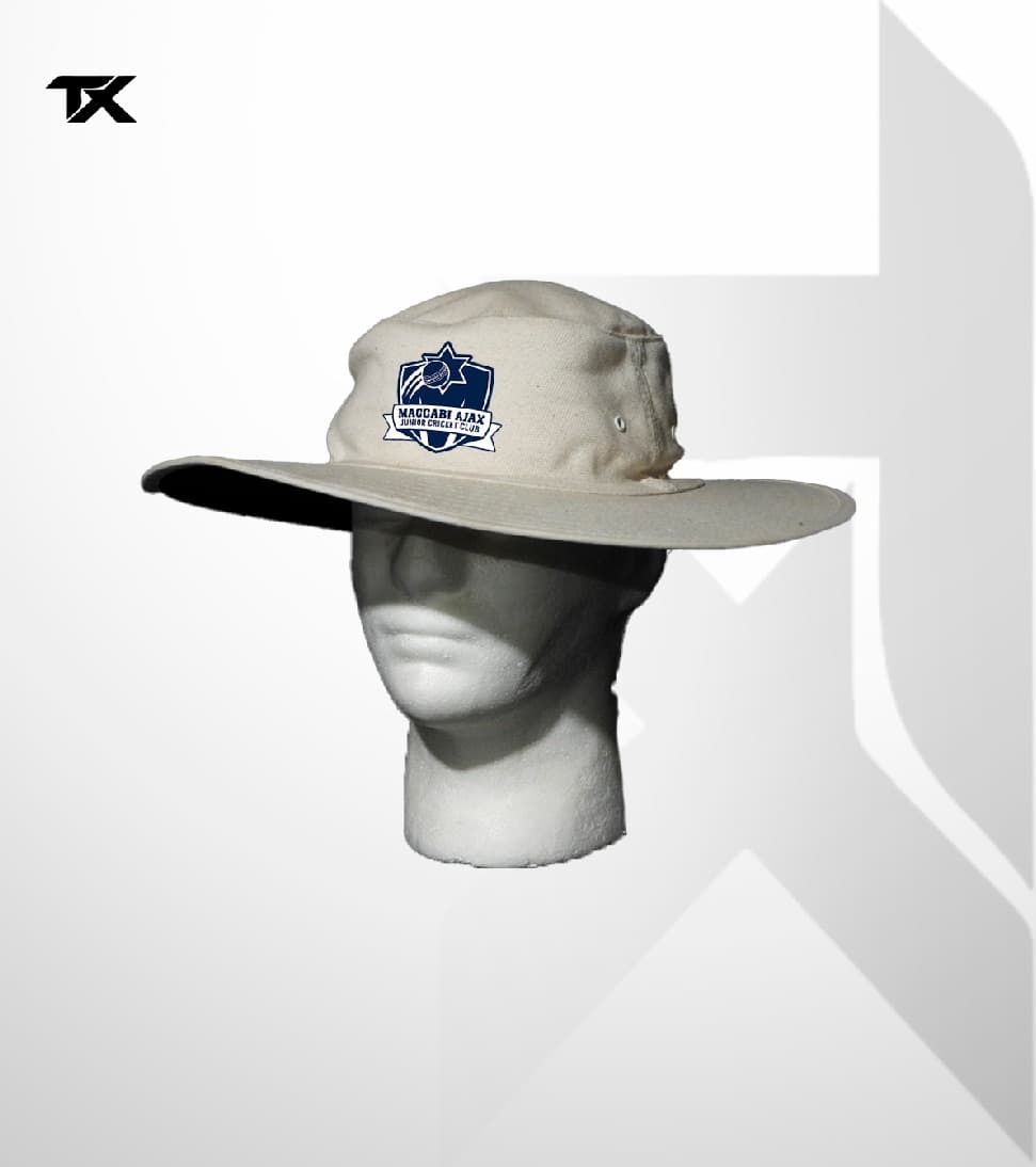 MAJCC White Wide Brim Sun Hat