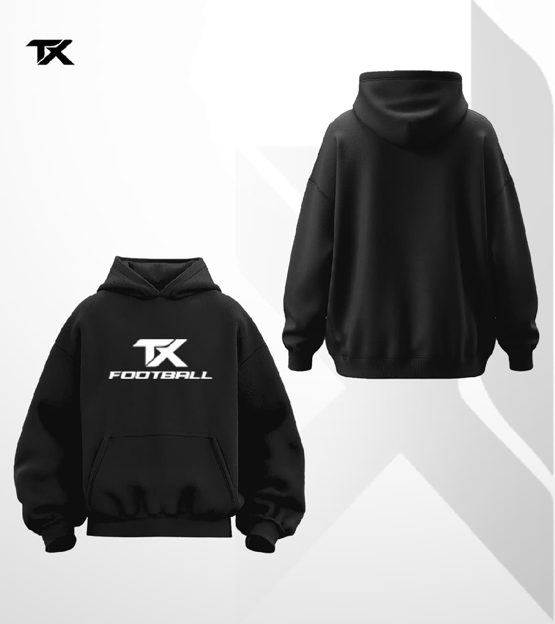 TX Football - Over-sized Hoodie Jumper
