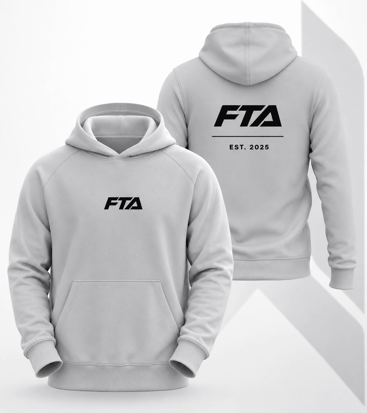 FTA - Hoodie - White Marl