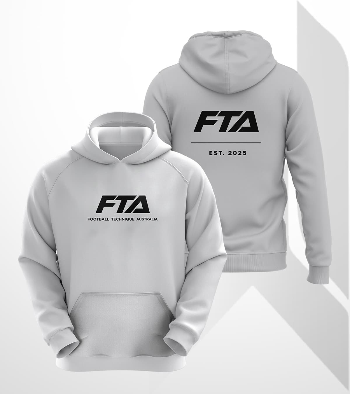 FTA - Hoodie - White Marl