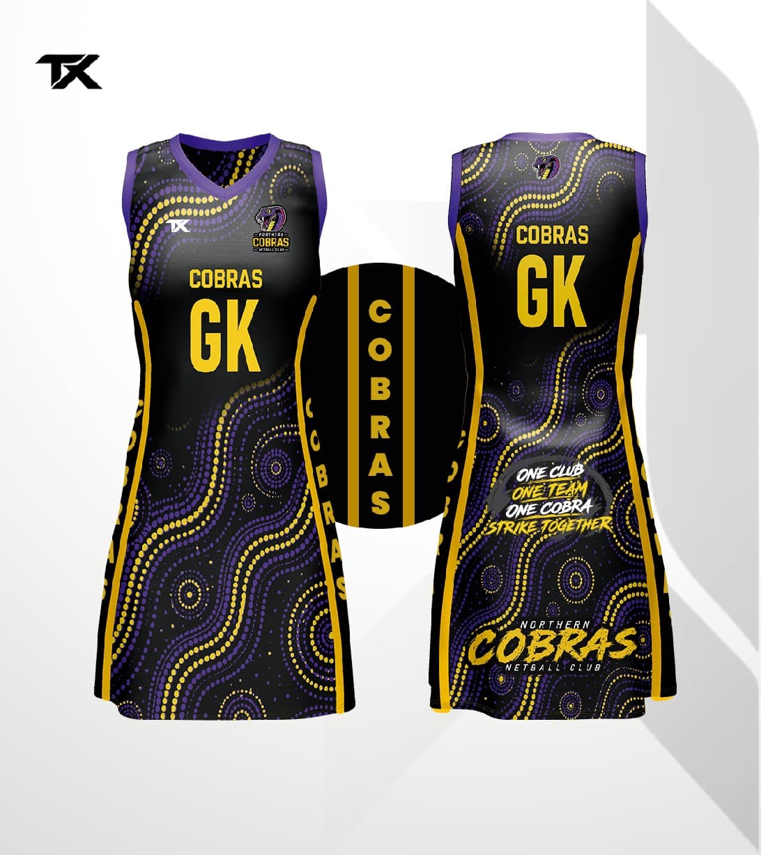Cobras - Netball Dress - Indigenous