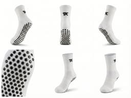 Apex Grip Socks - White - Powergoal thumbnail 2