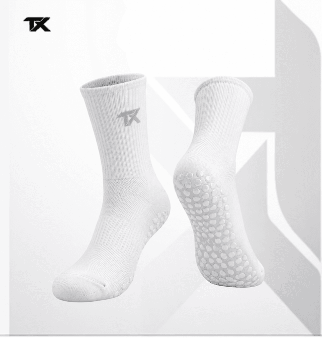 Apex Grip Socks - White - Powergoal