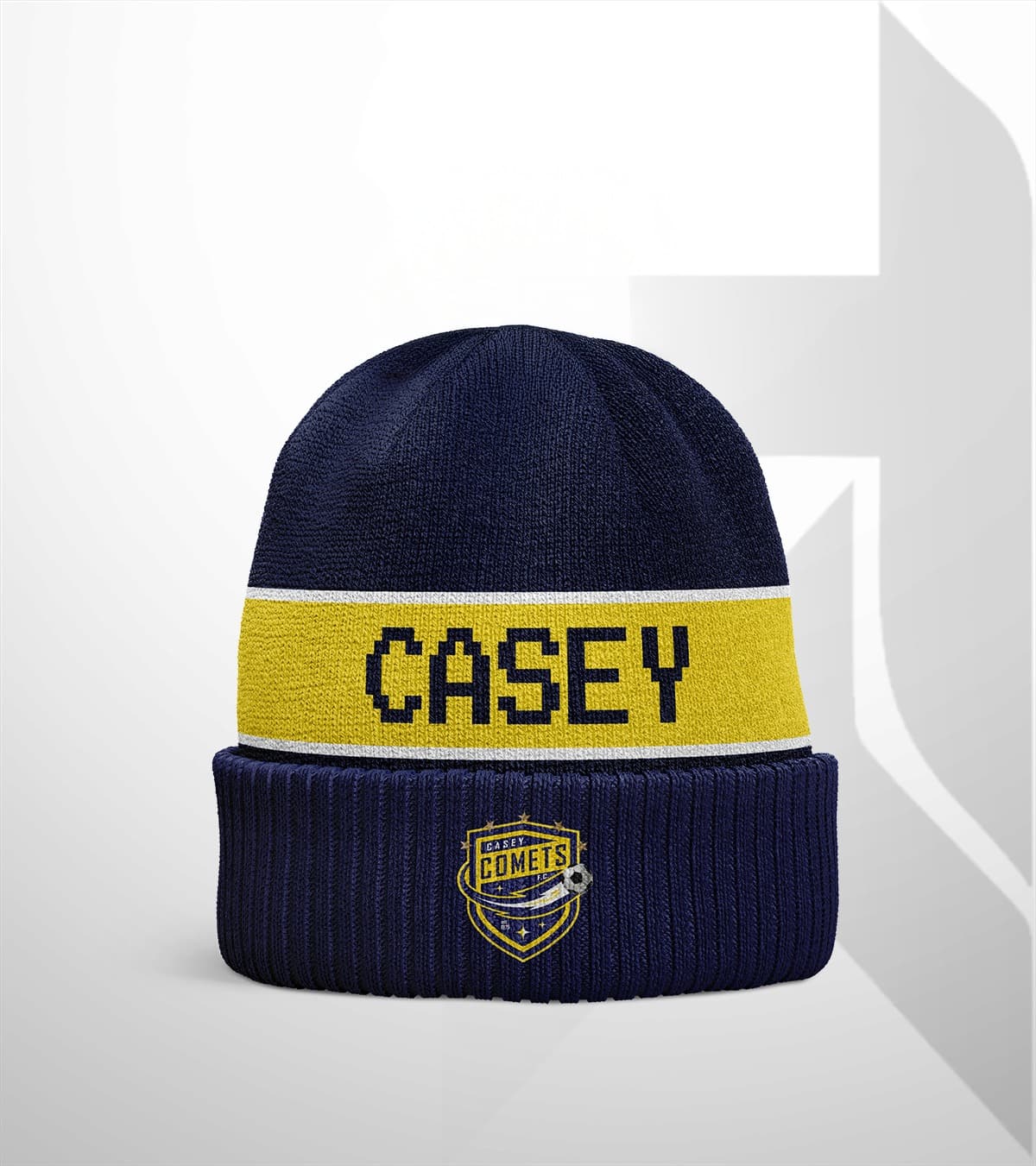 Casey Comets Beanie No Pom Pom