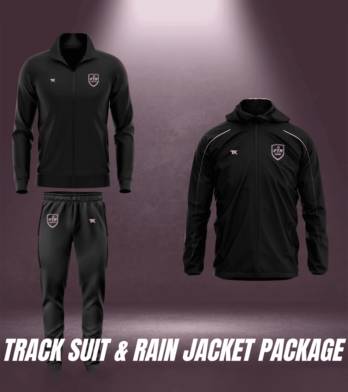 .FTA Track Suit & Rain Jacket Package.